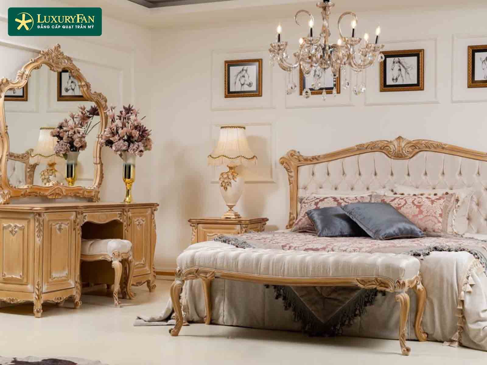 Thiết kế phòng ngủ theo lối cổ điển