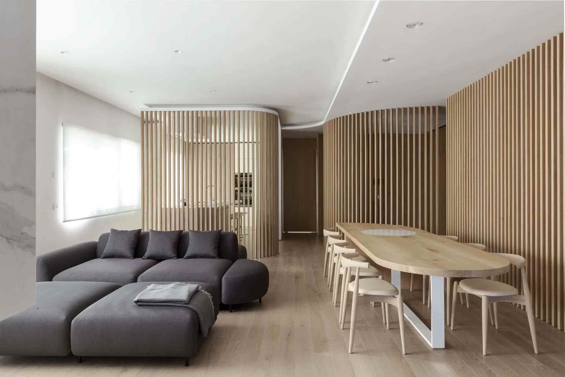 Mẫu phòng khách chung cư 70m²