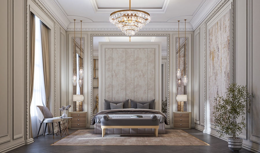 Sức hút đặc biệt của phòng ngủ phong cách luxury