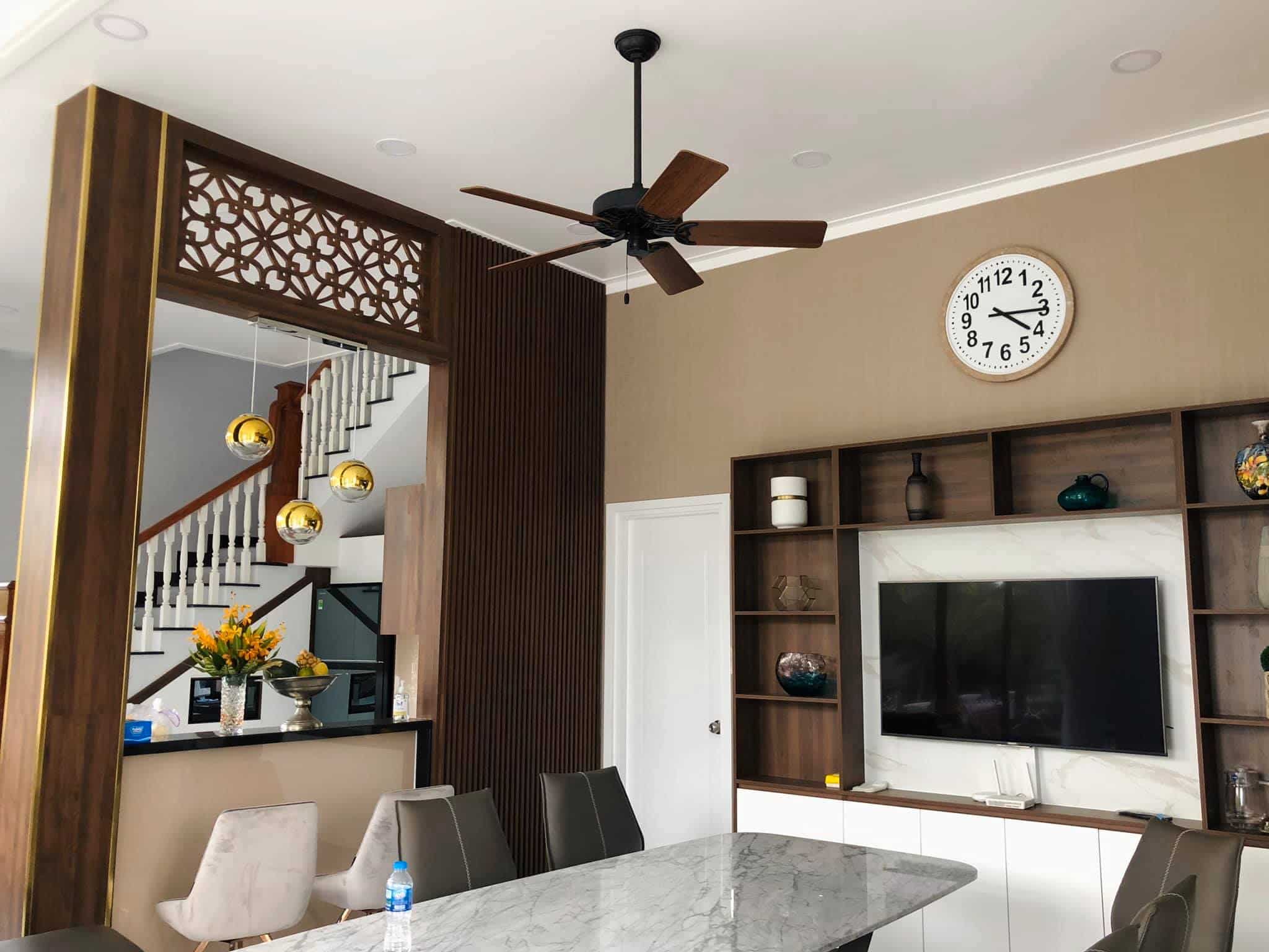Lắp quạt trần không có móc treo Hunter Original
