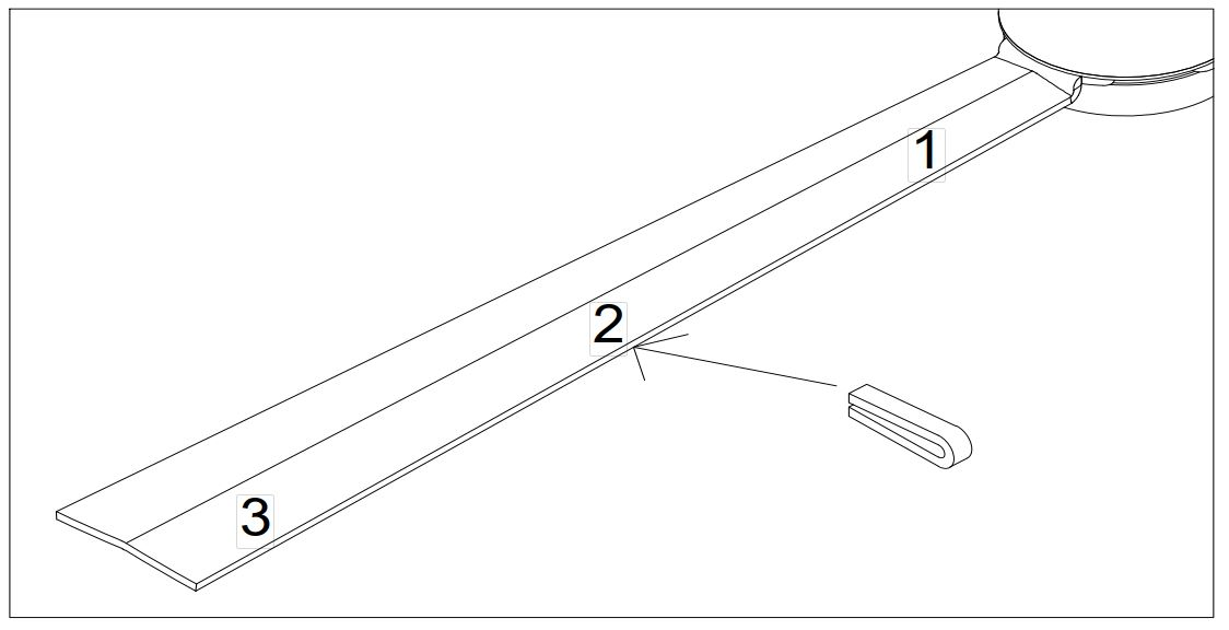 Sử dụng kẹp chữ U xác định cánh quạt gây rung lắc