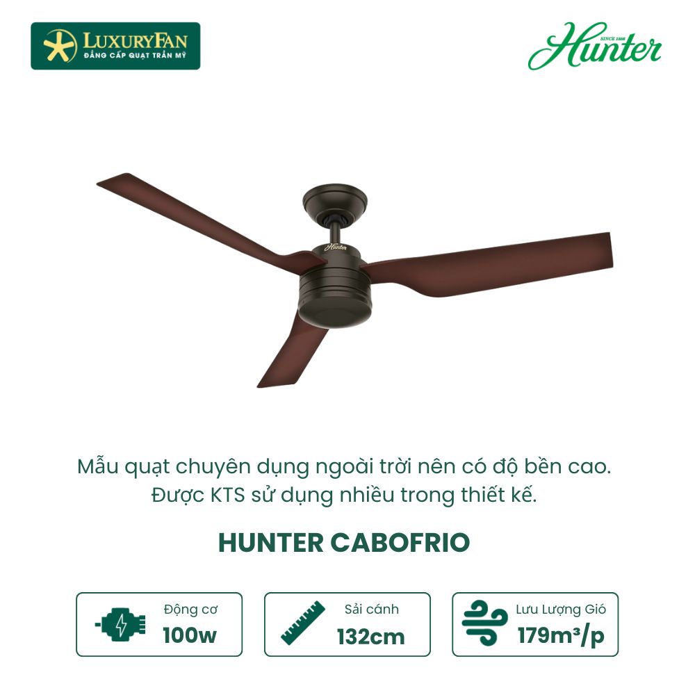 Quạt trần Hunter Cabo Frio