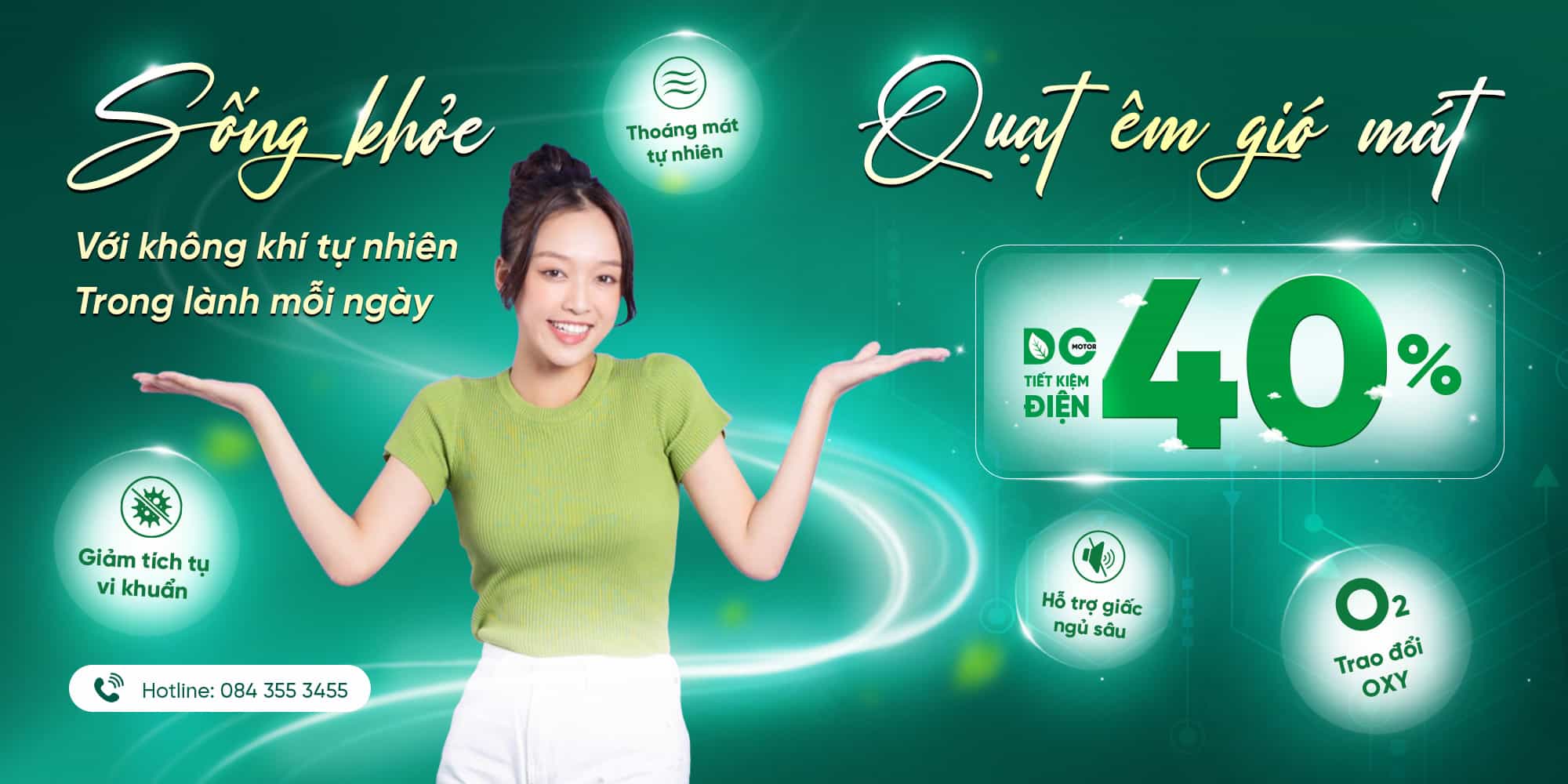 Sống khỏe với không khí tự nhiên trong lành mỗi ngày