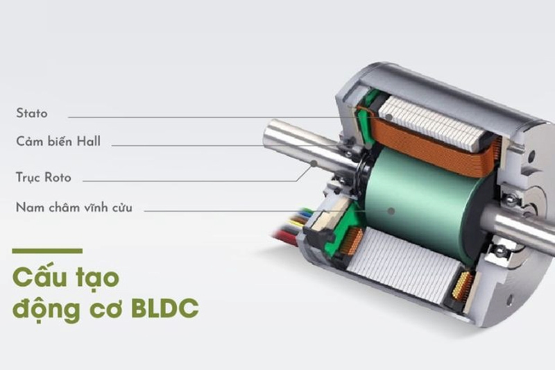 Cấu tạo động cơ BLDC