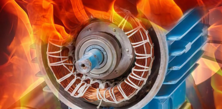 Motor quạt trần có nguy cơ cháy